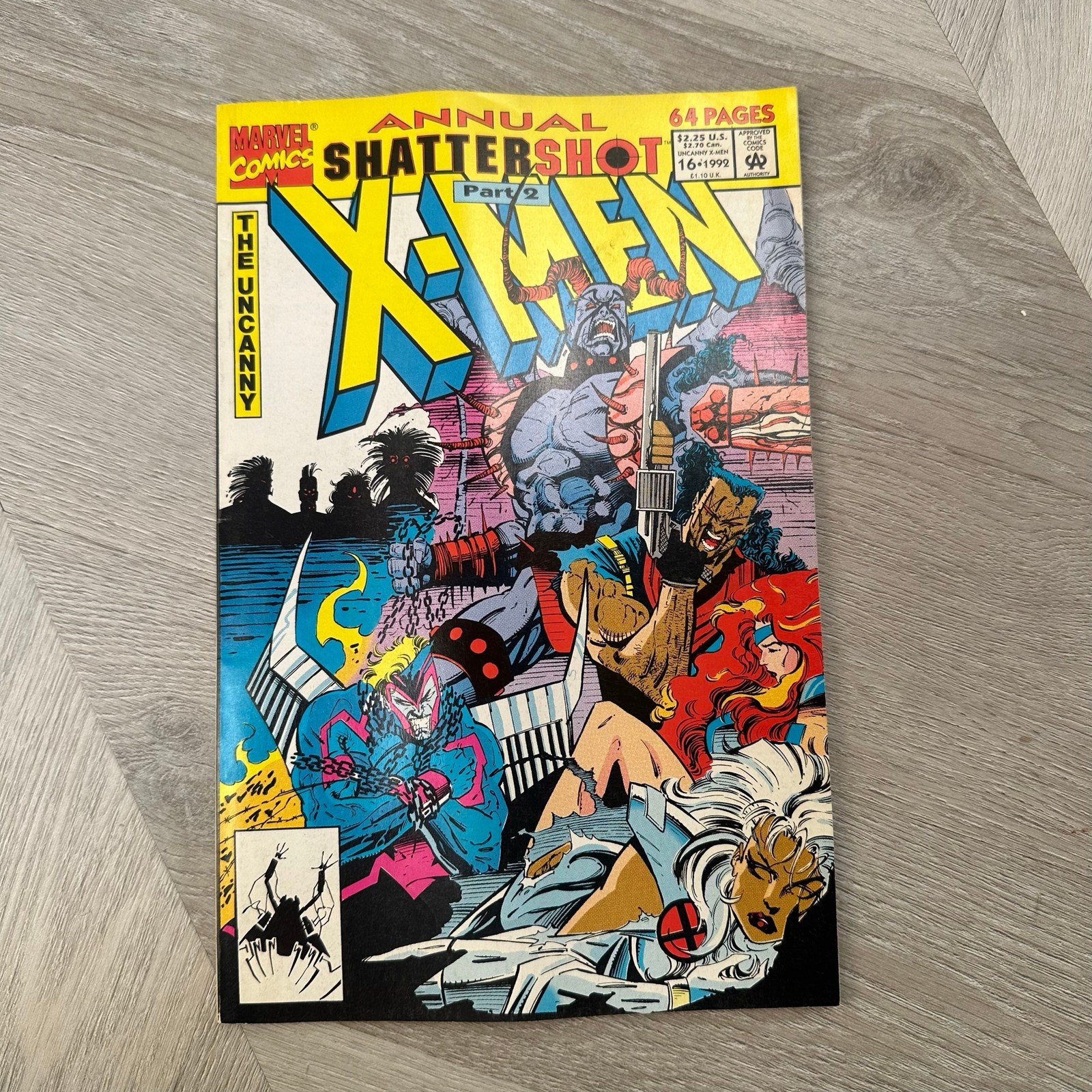 The Uncanny X-Men Annual #16 1992 Shattershot Pt 2 quasi nuovo Marvel Comics vintage