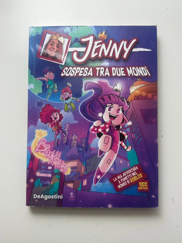 Libro Jenny Roblox "Sospesa tra due mondi" Autografato con Dedica