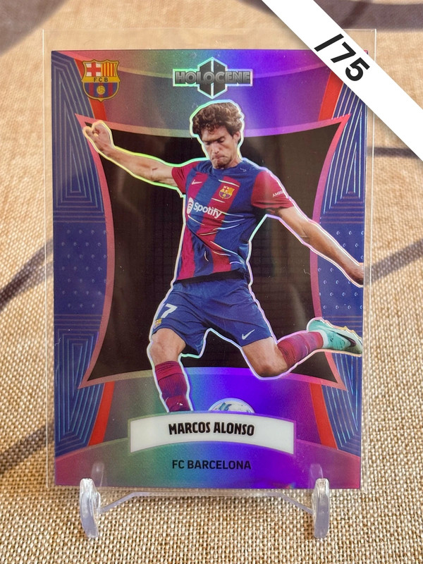 Marcos Alonso 🇪🇸 Numerada /75 FC Barcelona Holocene DAKA Team Fan Set Edición Limitada