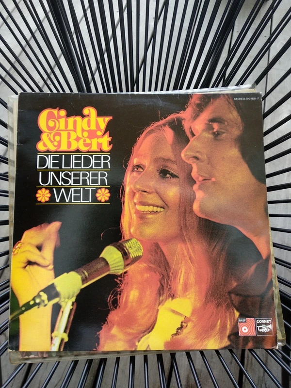 Cindy & Bert Die Lieder Unserer Welt LP Vinyl Album Kgl1Á