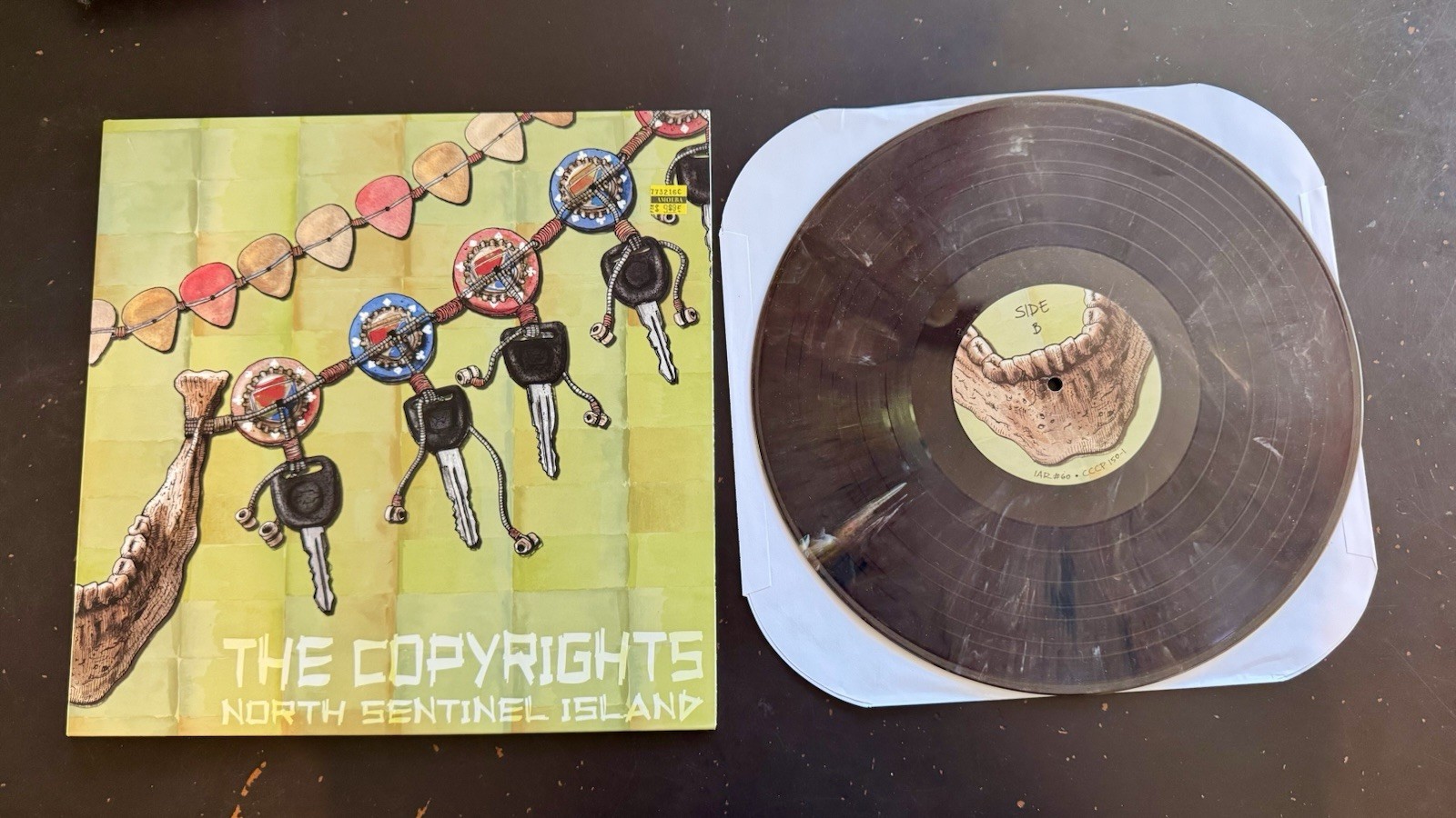 ⁠THE COPYRIGHTS North Sentinel Island LP /500 2nd Press Lawrence Arms Punk Hc