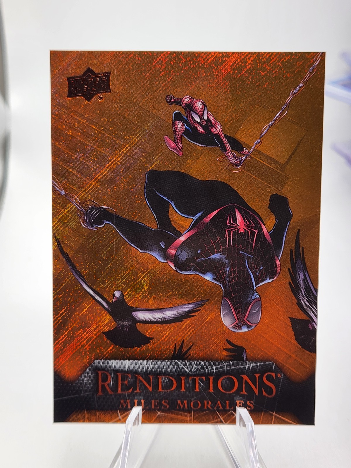2024 Marvel Renditions Spider-Man - #74 Miles Morales Goblin Orange /299