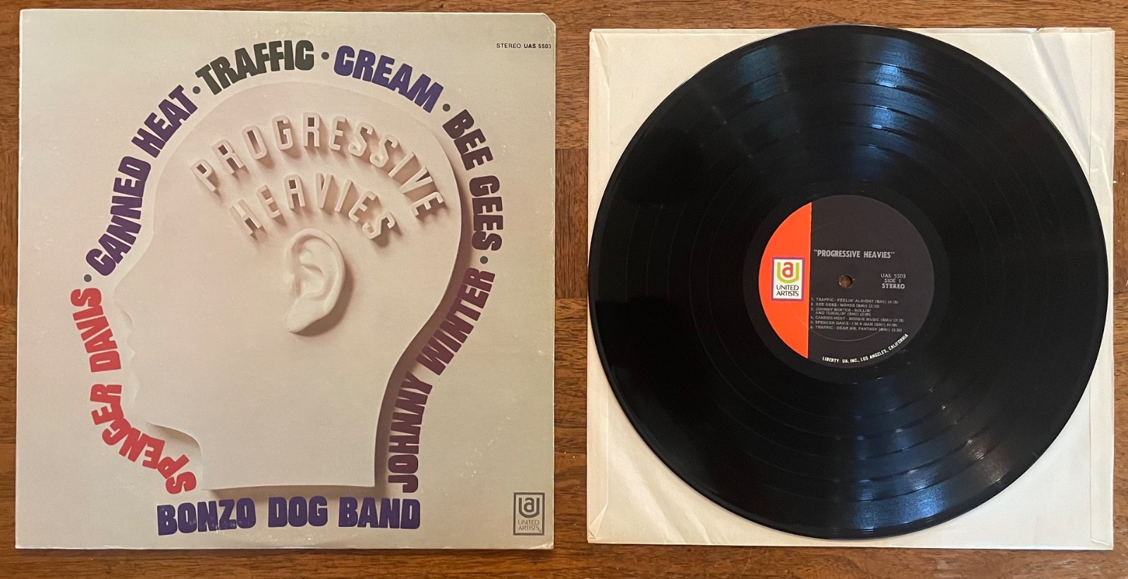 Progressive Heavies - 1970 pressing - compilation. Rock. Pop. Blues Cream