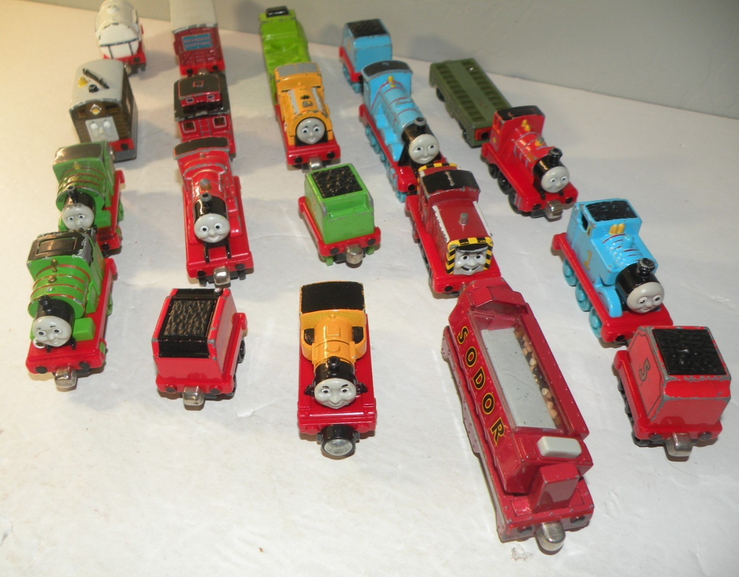 20 Pieces Thomas The Train Diecast Metal Take Along Mike Toby Duncan +++F