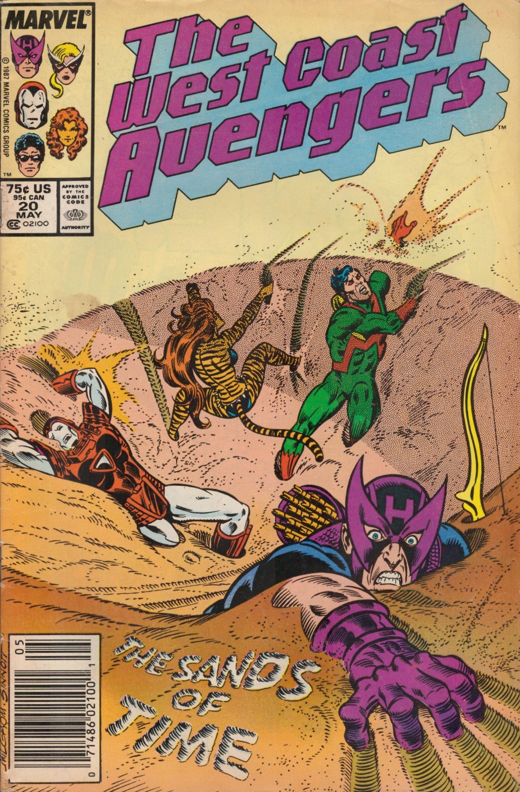 50972: MARVEL WEST COAST AVENGERS #20 grado VG