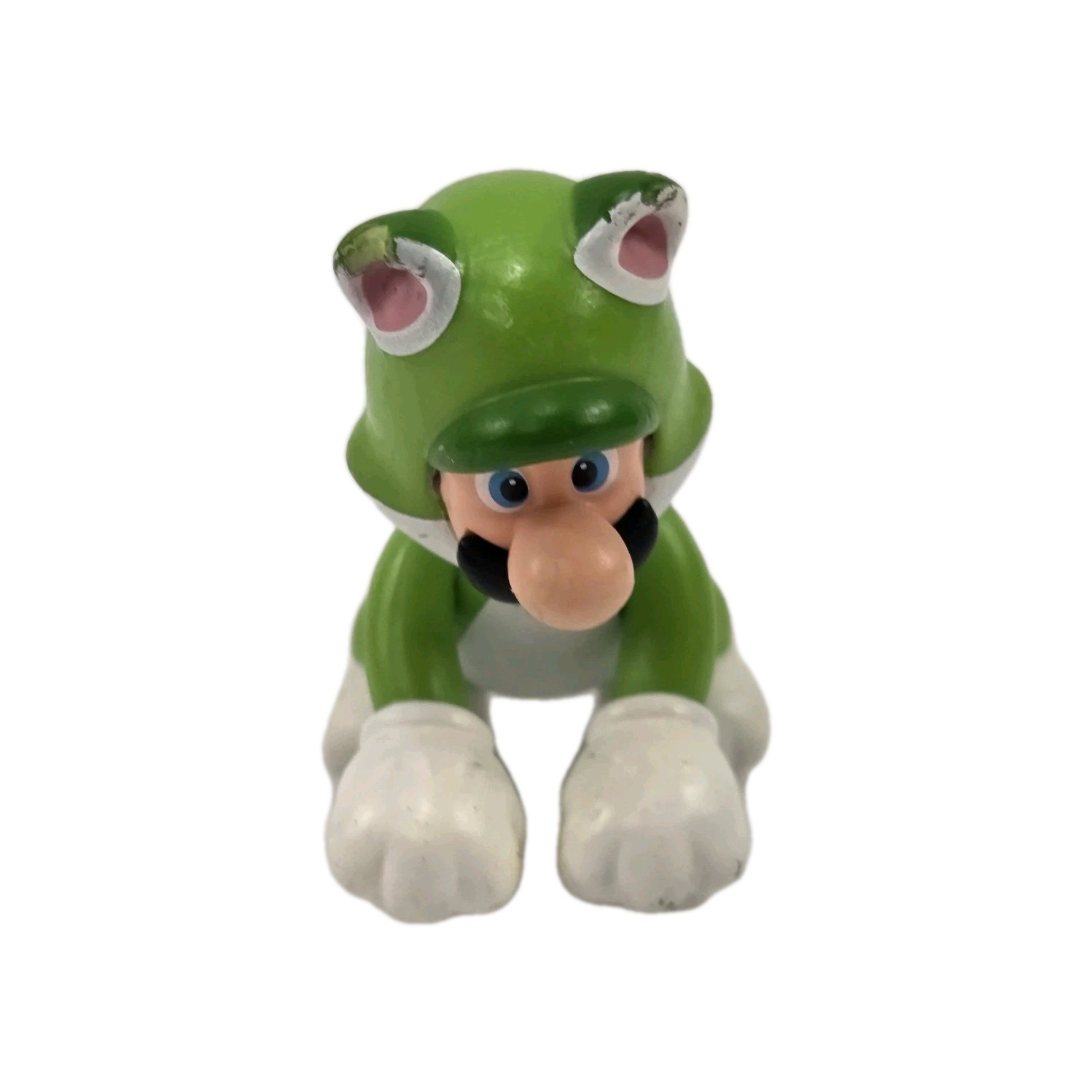 Minifigure Jakks Pacific World of Nintendo Super Mario Cat Luigi 2,5 pollici