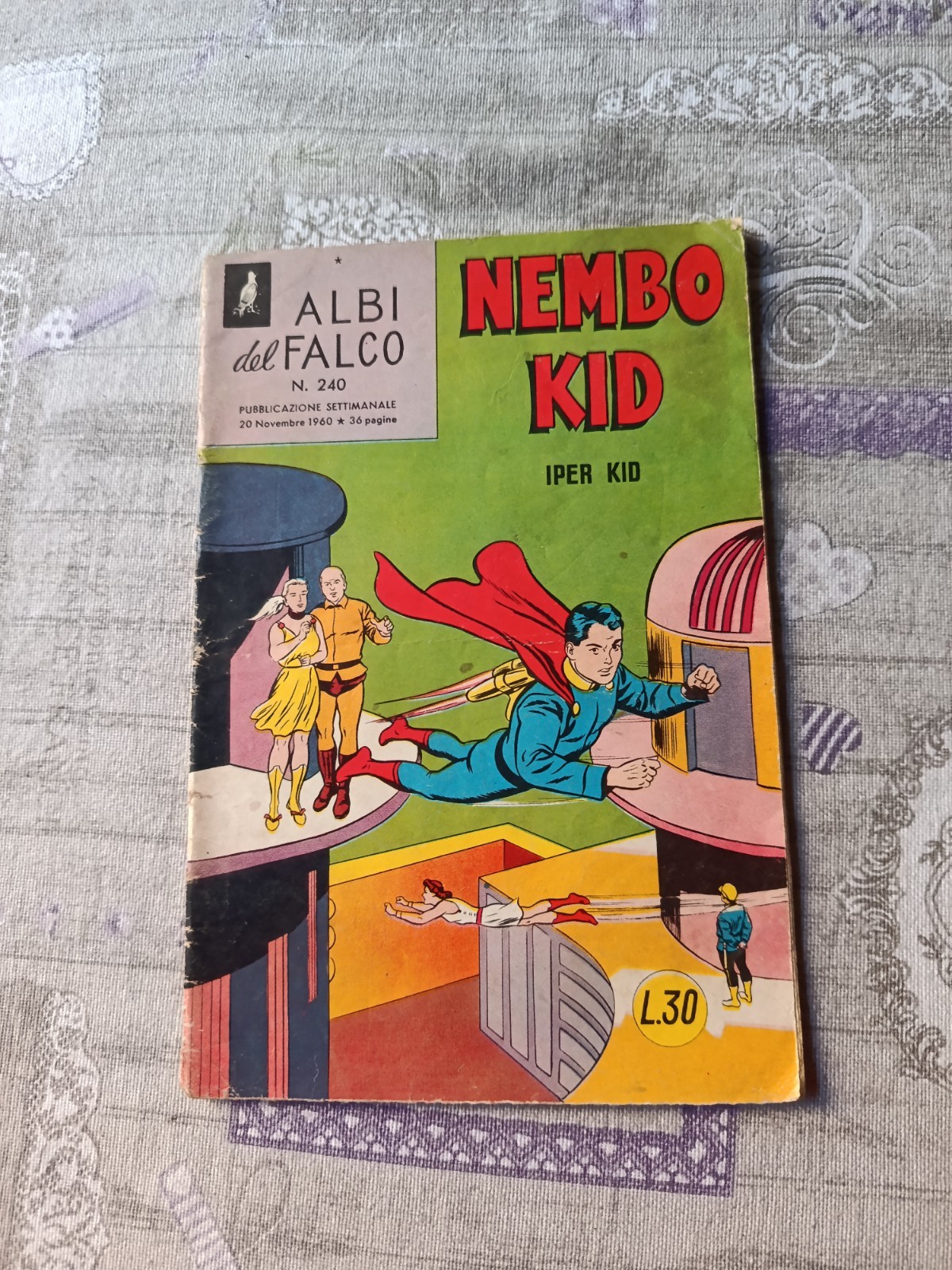 ALBI DEL FALCO  NEMBO KID N. 240 - "IPER KID" -  MONDADORI - 1960
