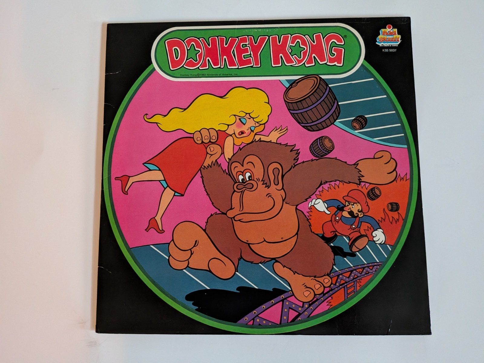 Donkey Kong - Donkey Kong Goes Home Vinyl - 1983 Kid Stuff Records KSS 5037 USA