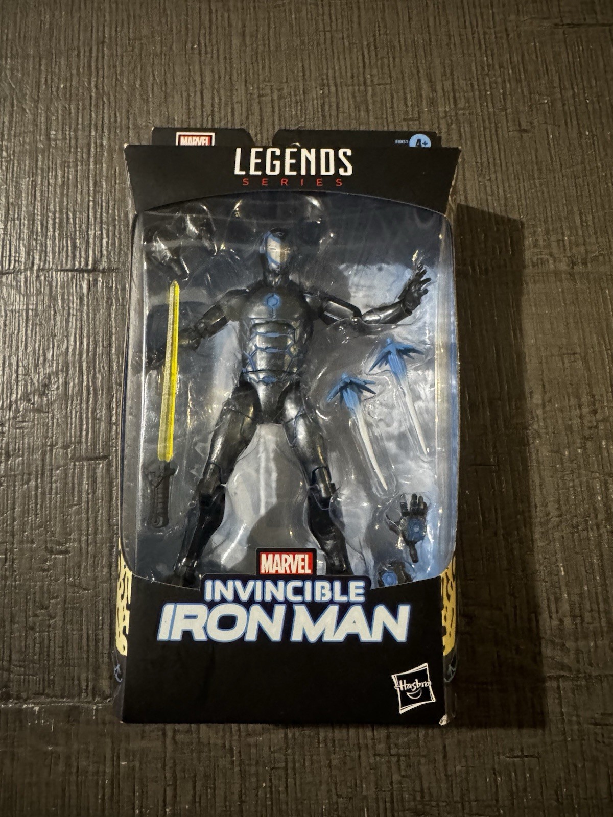 Marvel Legends Invincible Iron Man Stealth Armor Suit Figura 80 anni Nuovo!