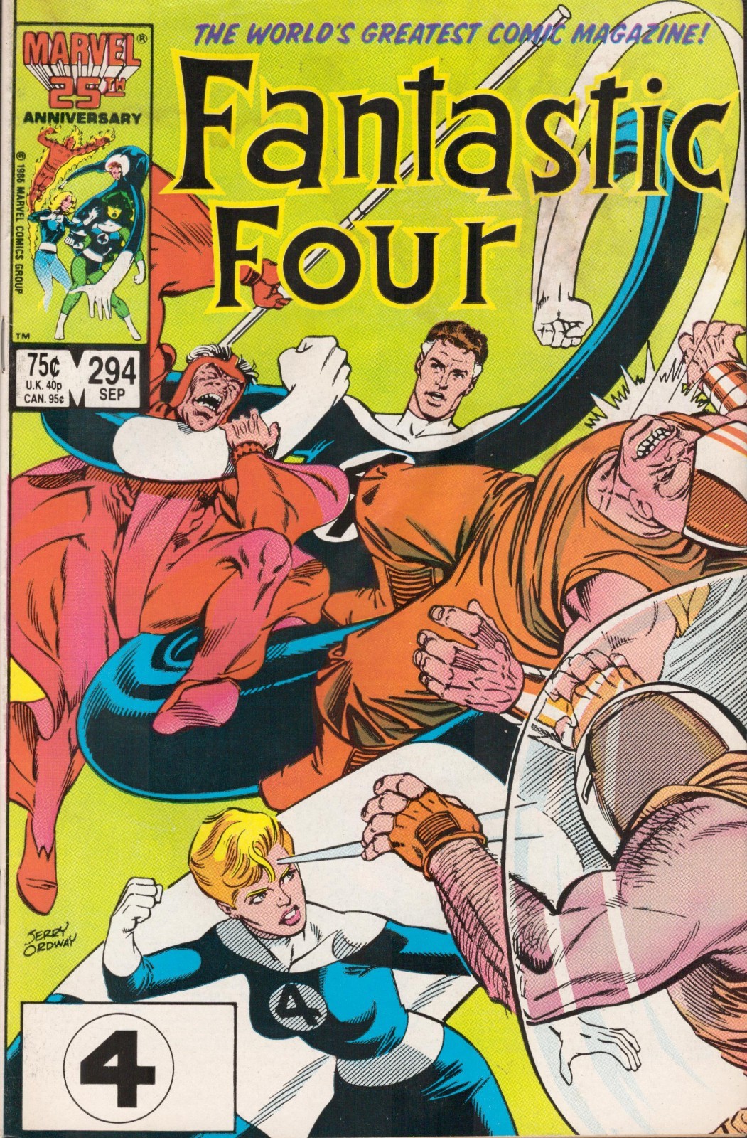 51143: MARVEL FANTASTIC FOUR #294 grado VG