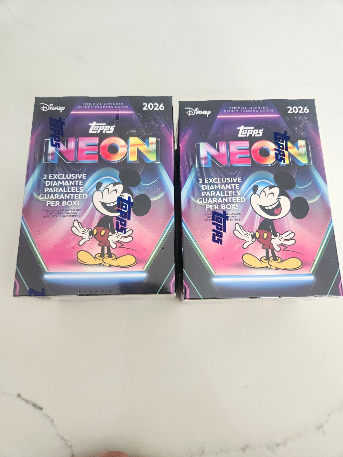 Topps 2026 Neon Disney Blaster Box- LOT OF 2