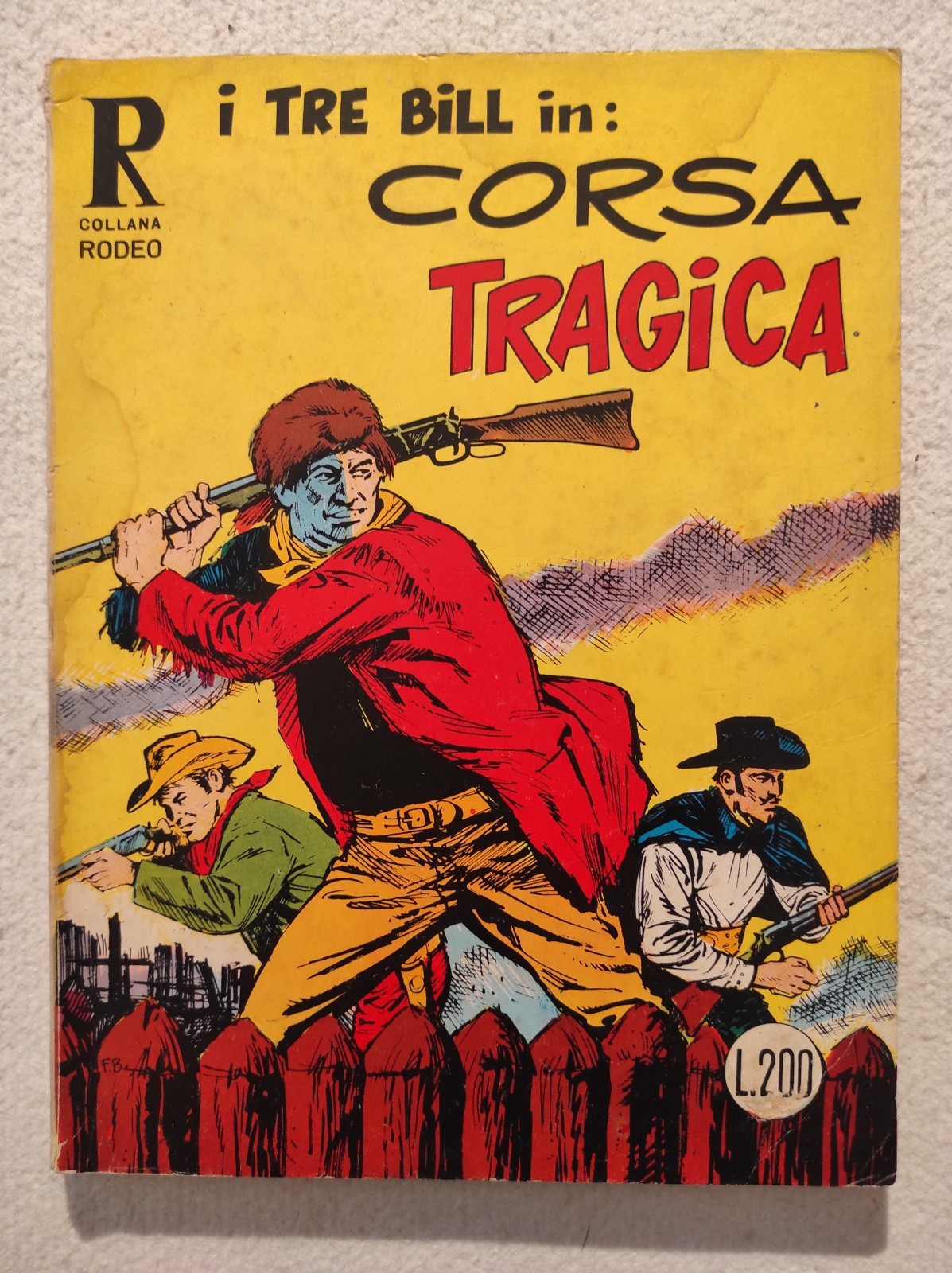 COLLANA RODEO N. 41 "CORSA TRAGICA" I TRE BILL -EDIZIONI ARALBO - BUONO/OTTIMO