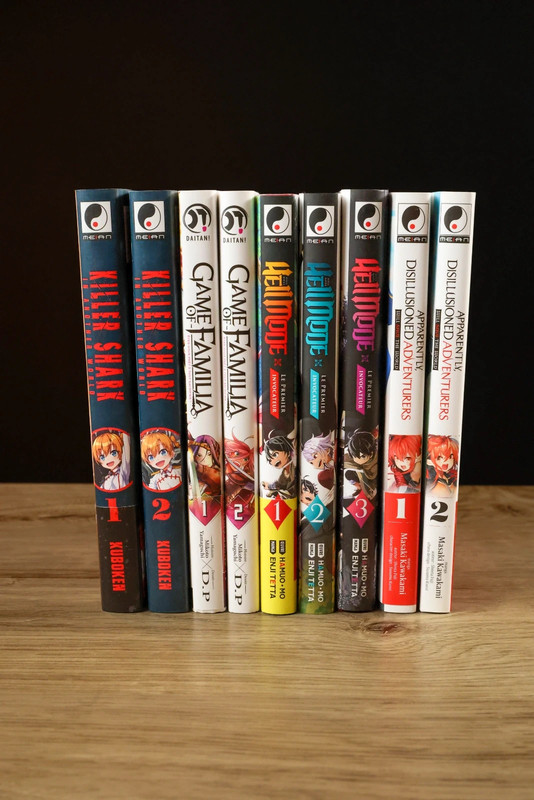 Lot mangas Meian