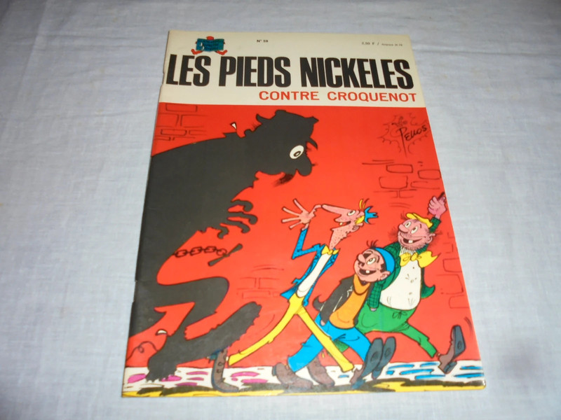 BD Les Pieds Nickelés 59 : Les Pieds Nickelés contre Croquenot Editions SPE 1974