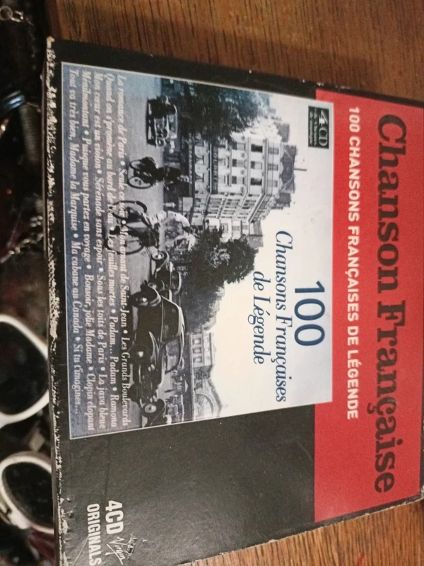 Coffret 4 cd chansons françaises