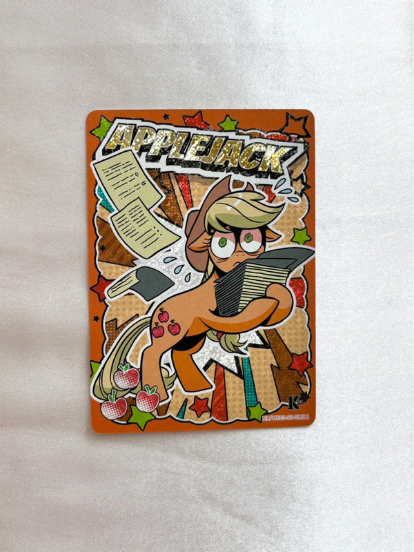 Applejack my little pony kayou moon edition 3 card