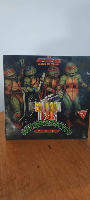 Vinilo de las Tortugas Ninja Cantan en español