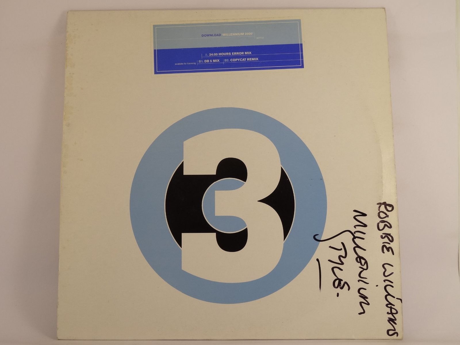 DOWNLOAD MILLENNIUM 2000 (423) 3 Track Promo 12" Single including Company Sleeve