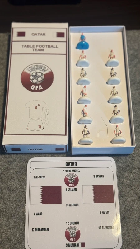 Équipe Qatar subbuteo neuf