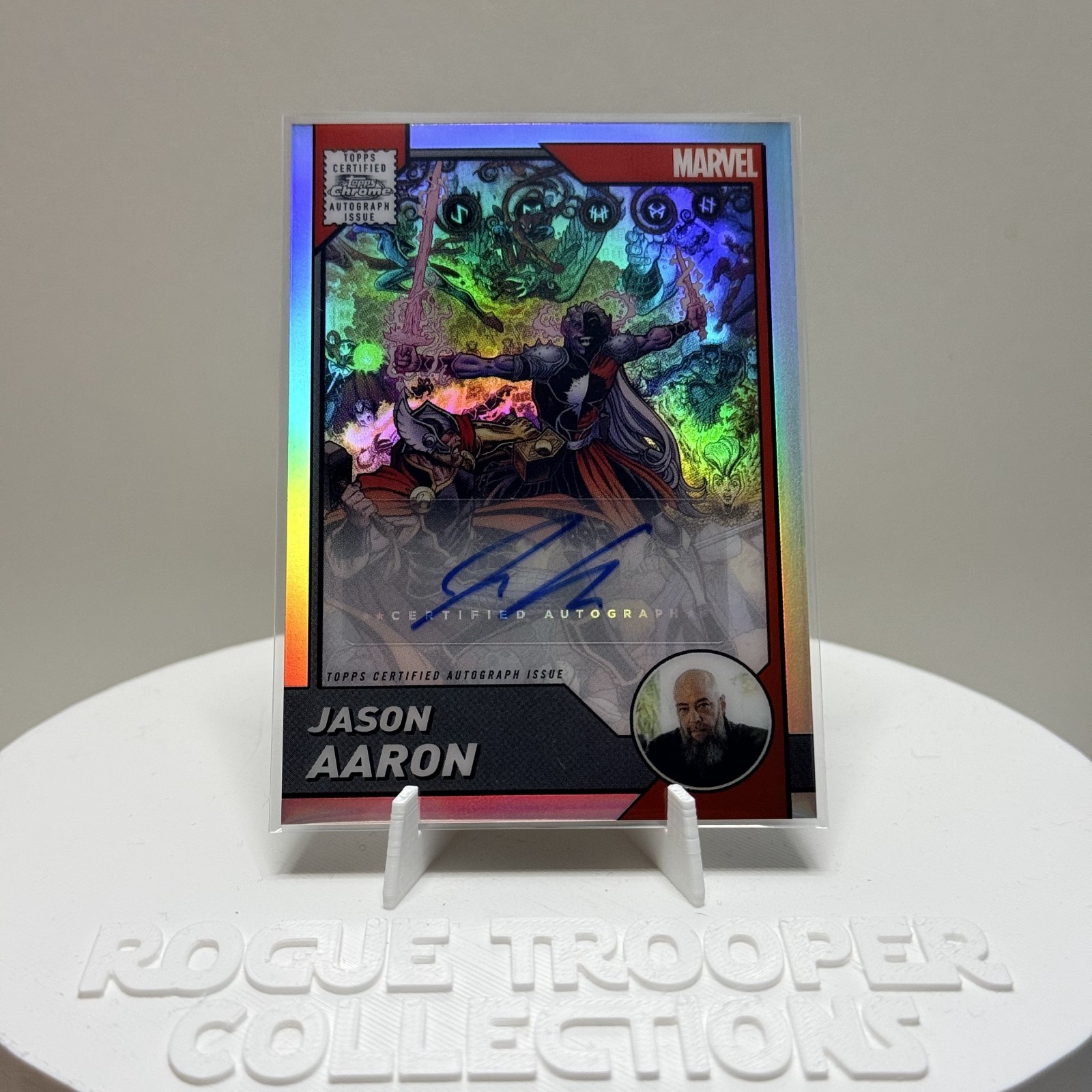 JASON AARON #AA-JA Marvel Comic Book Artist Auto - 2025 Topps Chrome Marvel