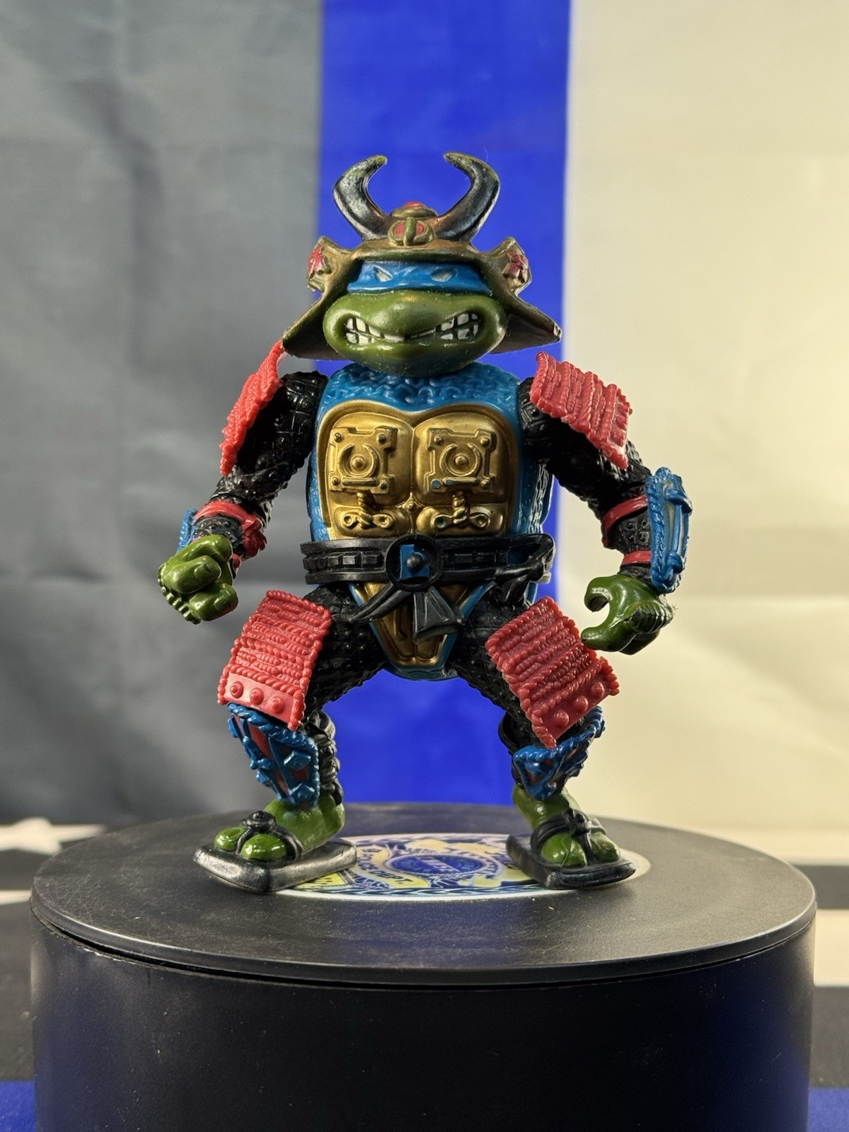 Teenage Mutant Ninja Turtles Leo The Sewer Samurai con cintura vintage 1990 TMNT