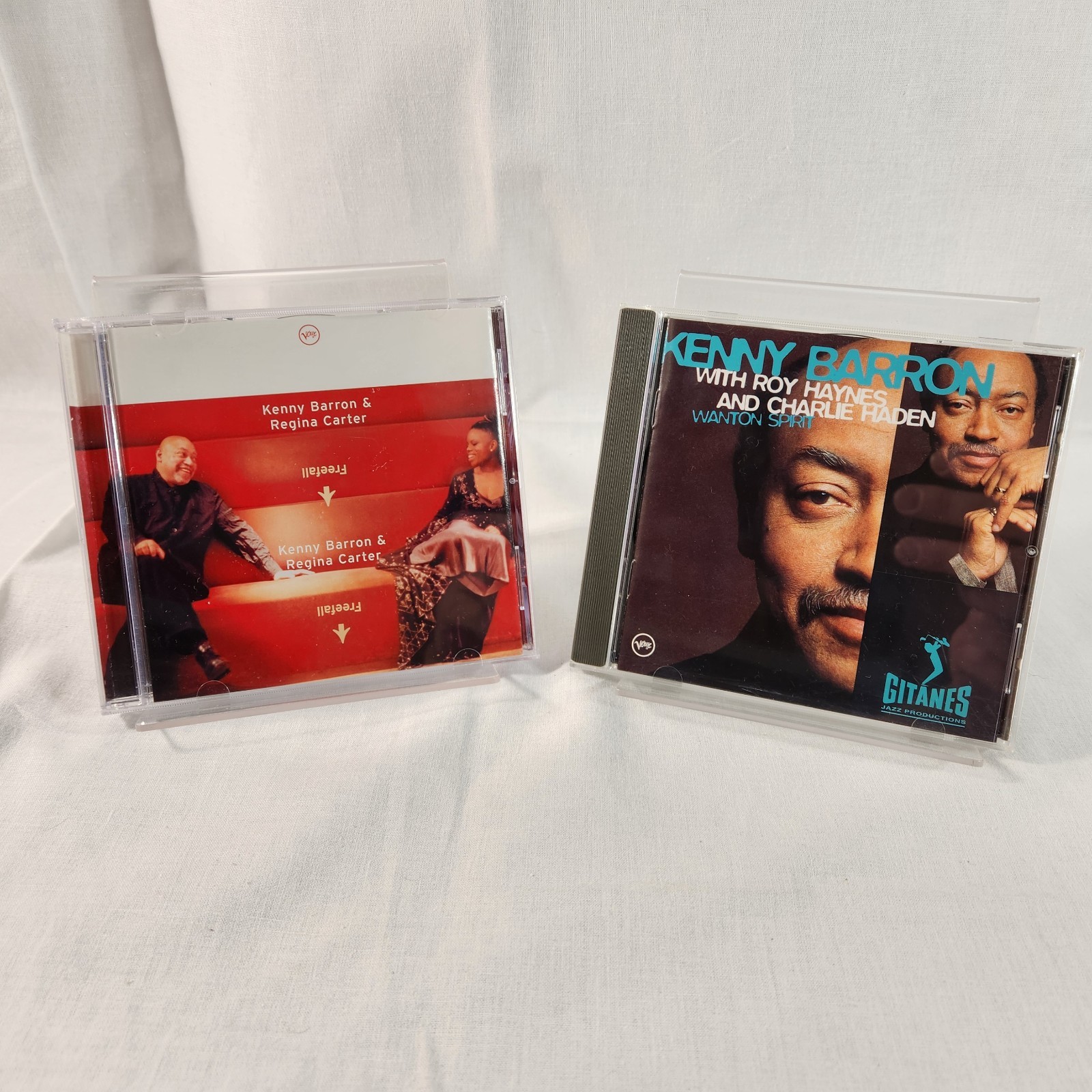 Kenny Barron & Regina Carter - Free Fall CD (EUC) + Wanton Spirit CD (NM) JAZZ