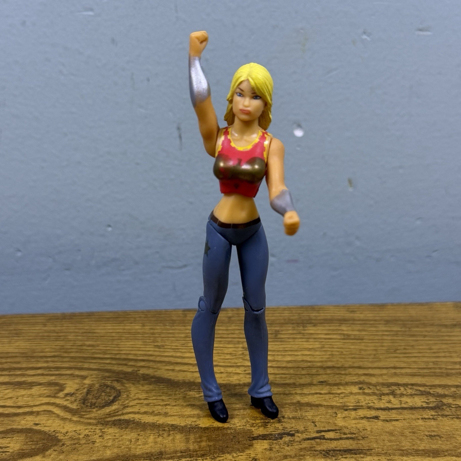 2008 DC Universe Infinite Heroes Crisis Wonder Girl Modellino 3,5" Mattel