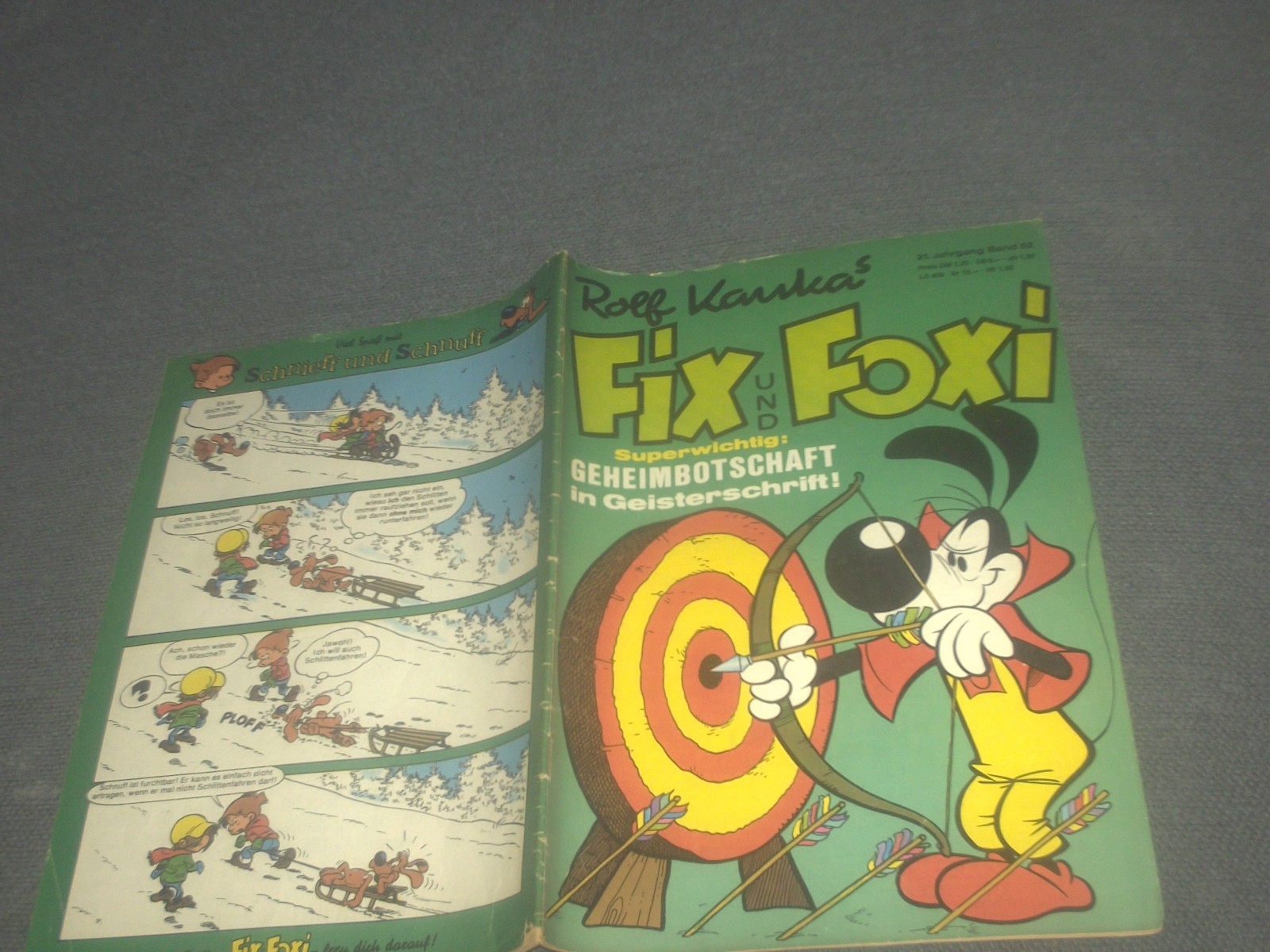 FIX E FOXI FUMETTO QUADERNO 21° ANNO VOLUME N.52
