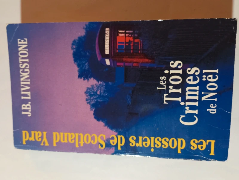 Livre J.B Livingstone les trois crimes de Noël n ne m