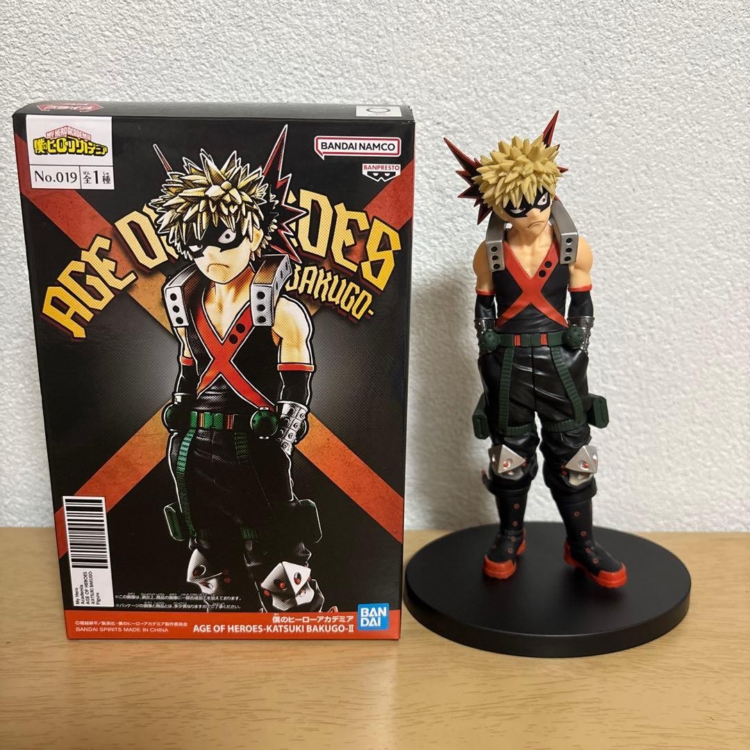 Modellino My Hero Academia Katsuki Bakugo Age of Heroes giapponese da collezione 15+
