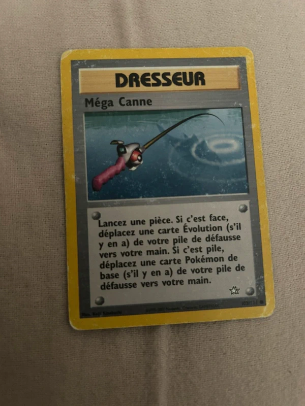 Carte Pokémon Méga Canne 103/111 - Neo Genesis (2001)