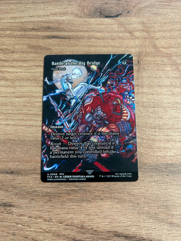 Battle at the big bridge fatal push U0009 #009 FCA final fantasy magic the gathering commander deck