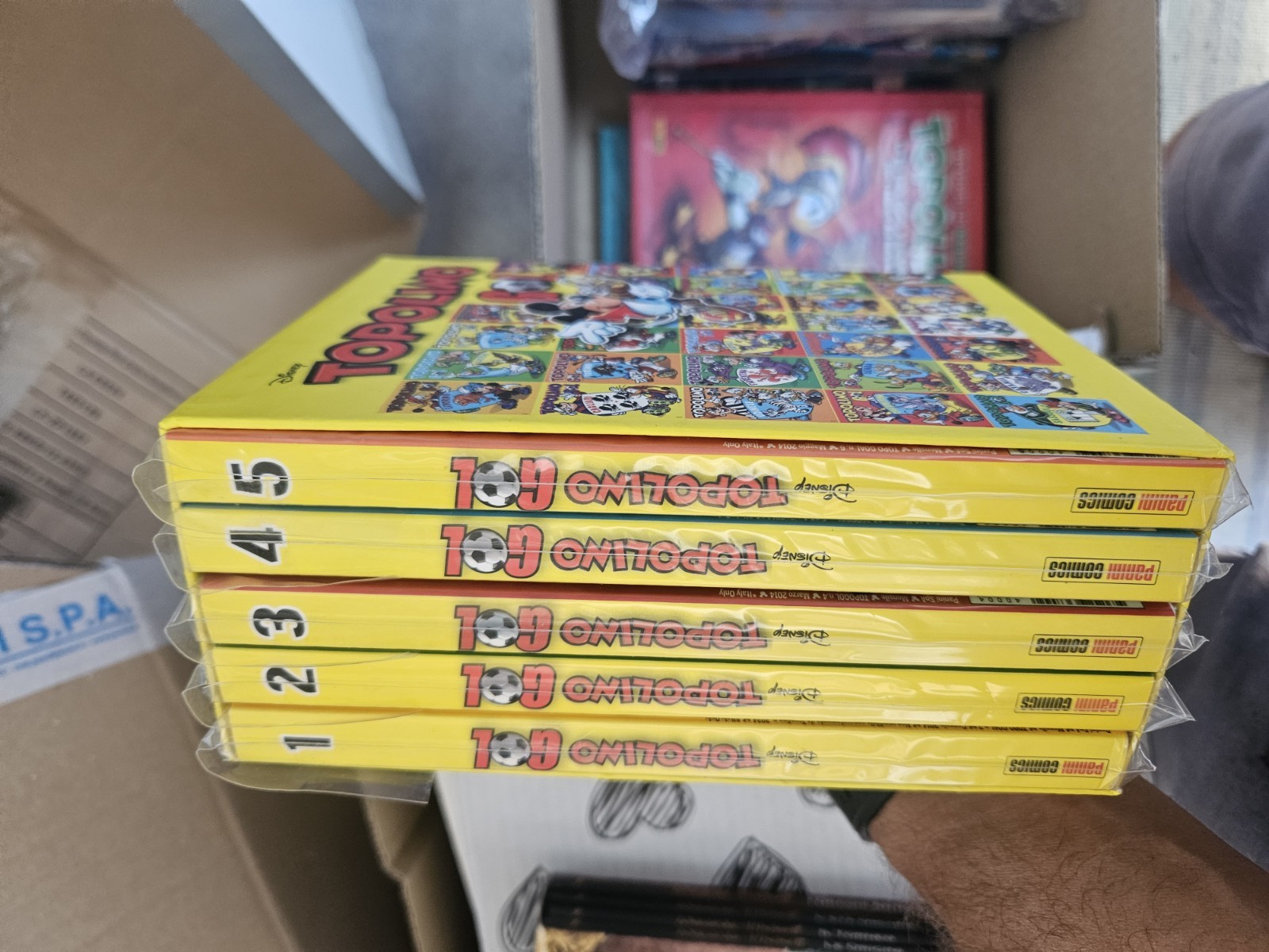 Panini Comics Topolino Gol Cofanetto 5 volumi 1 2 3 4 5