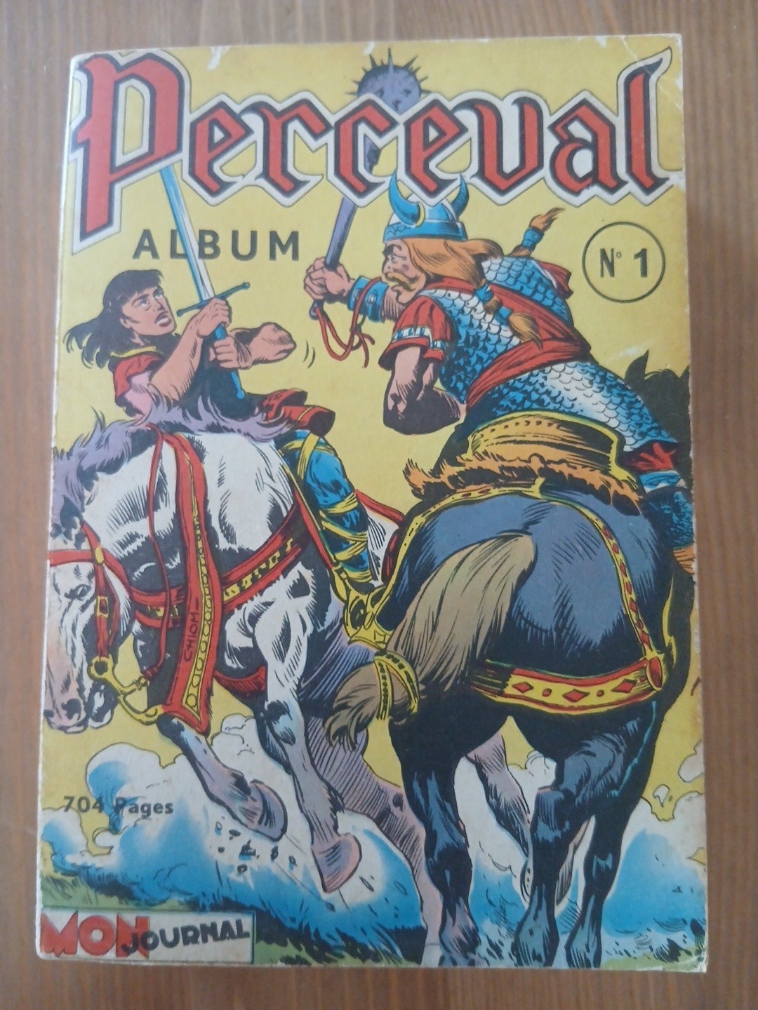 PERCEVAL   ALBUM RELIURE MON JOURNAL  N° 1  / 1959   ( DU N° 1 AU N°7 ) TBE