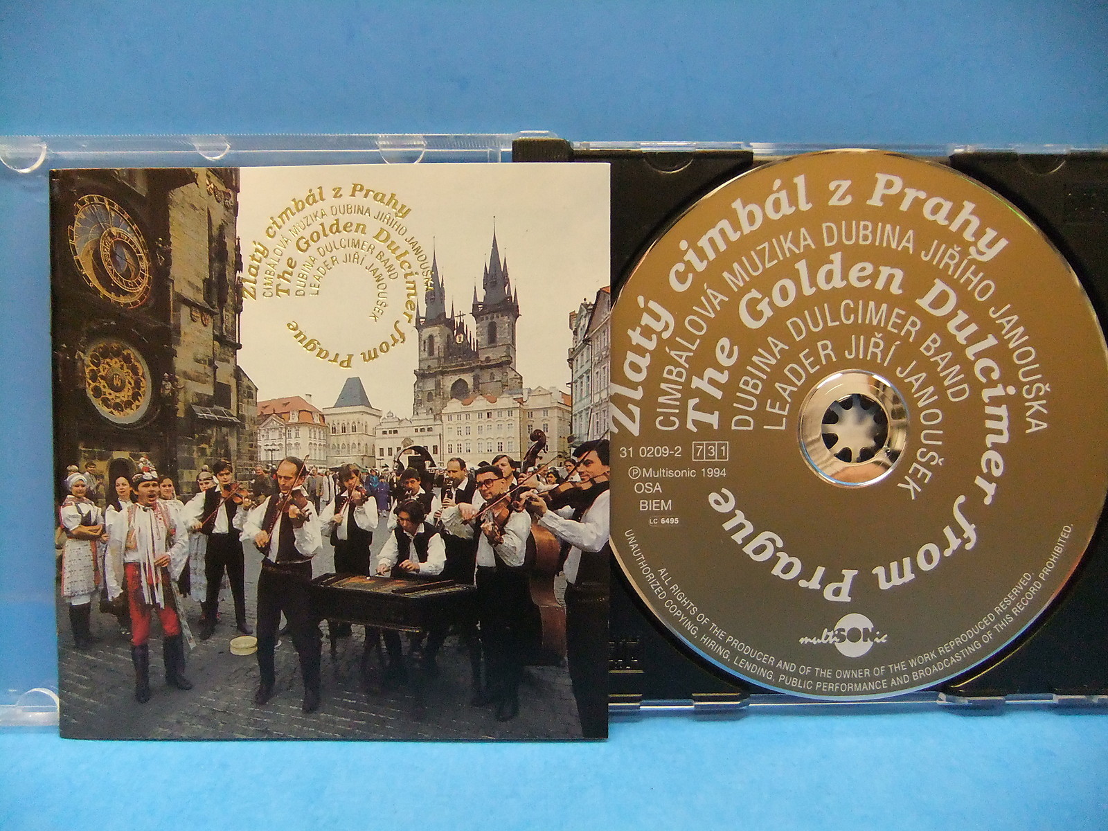 Zlaty Cimbal The Golden Dulcimer Prague 1994 Import NM CD Multisonic 31 0209-2