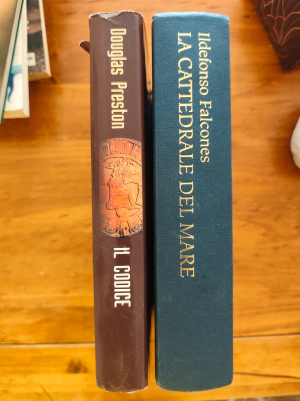 2 libri imperdibili: Douglas Preston + Ildefonso Falcones | buone condizioni