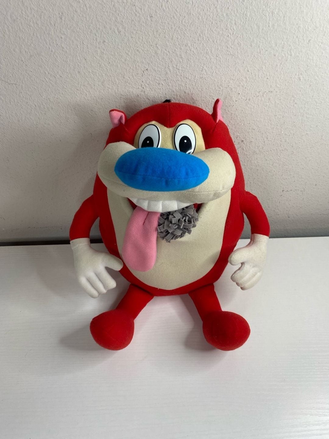 Peluche pupazzo vintage 1992 Mattel Nickelodeon The Ren & Stimpy Show Stimpy