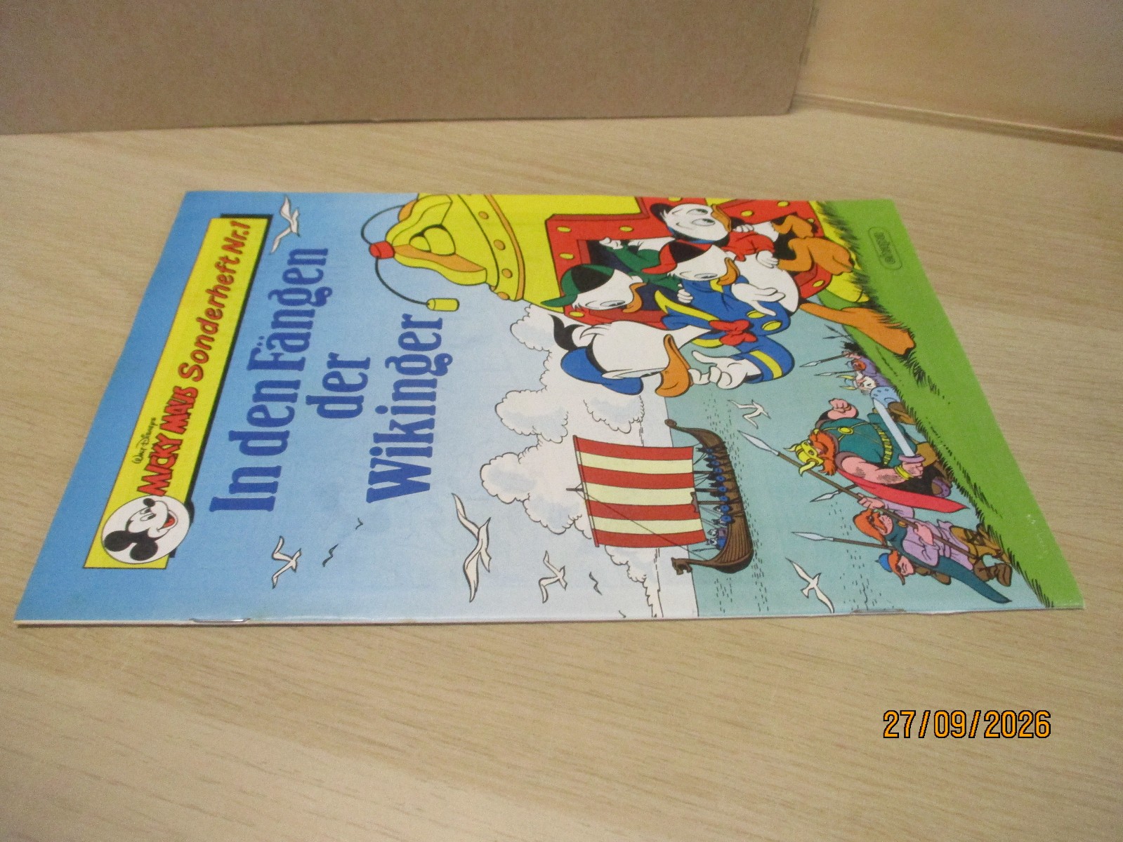 Topolino 4 / 1989 quaderno di allegati numero speciale n.1 vichingo