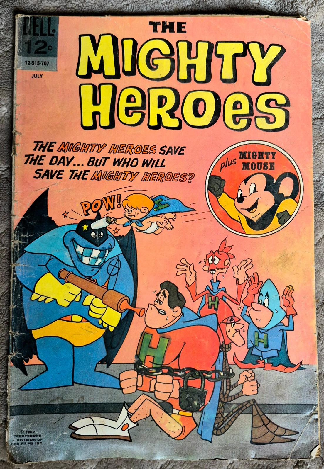 The Mighty Heroes #4 (Dell Comics/ July 1967), Acceptable Condition