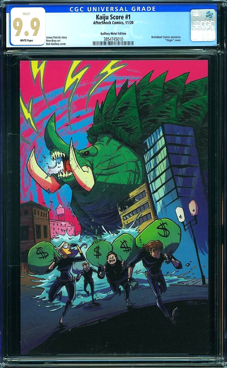 Kaiju Score 1 CGC 9.9 (NINE POINT NINE!!) Guillory Metal Edition NOT 9.8