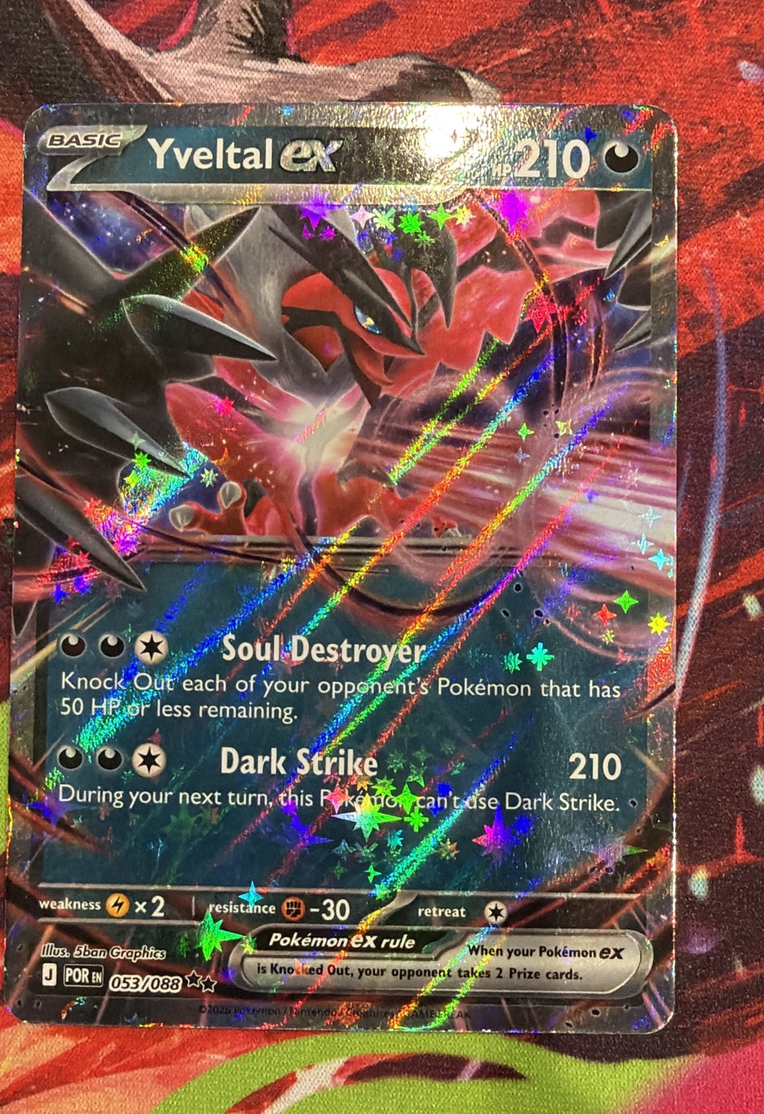 Yveltal ex 053/088 Me03: Perfect Order Holo