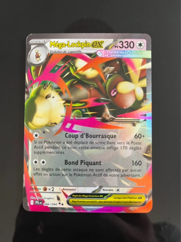 Pokemon Card Mega Lopunny ex (Méga-Lockpin ex) - 084/094 - French