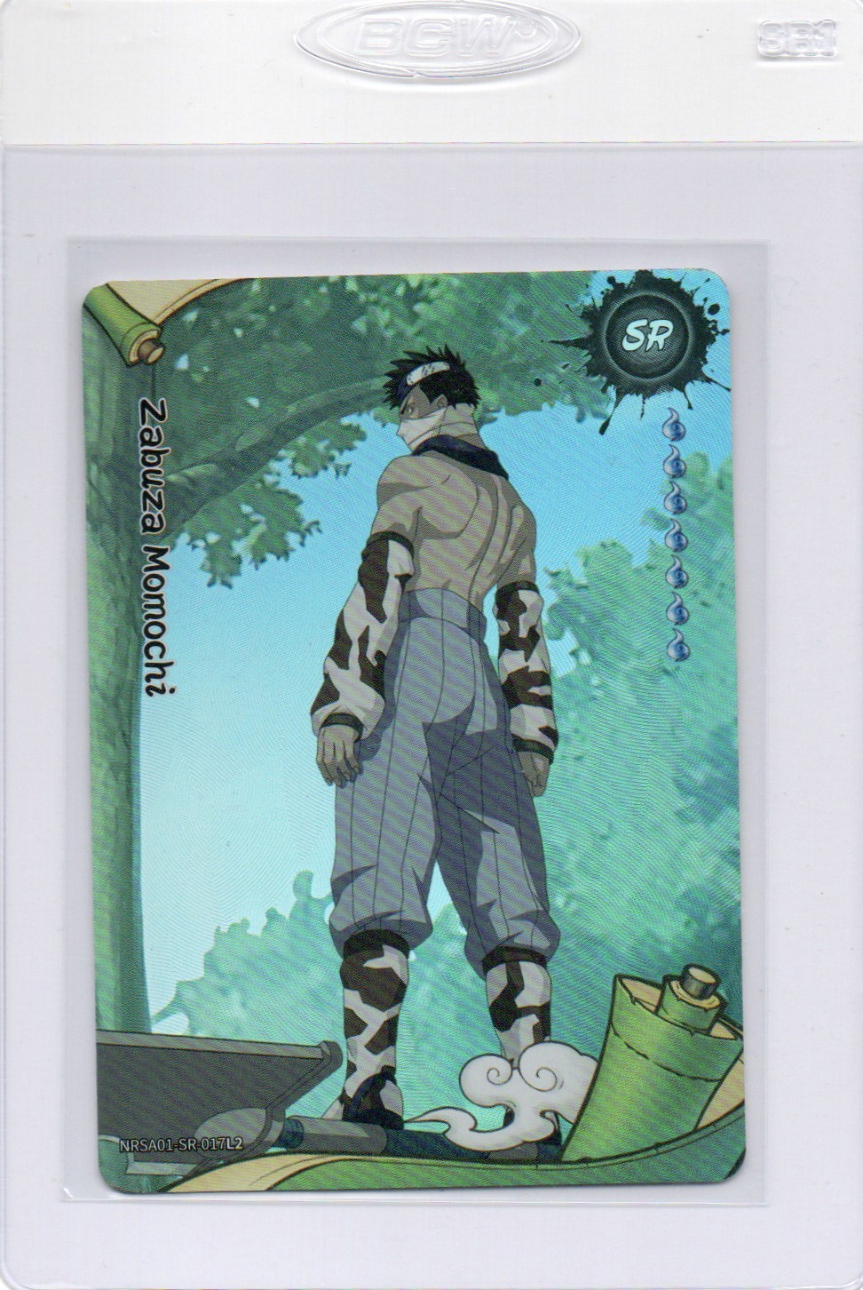 2002 Naruto NRSA01-SR-017L2 Zabuza Momochi ologramma