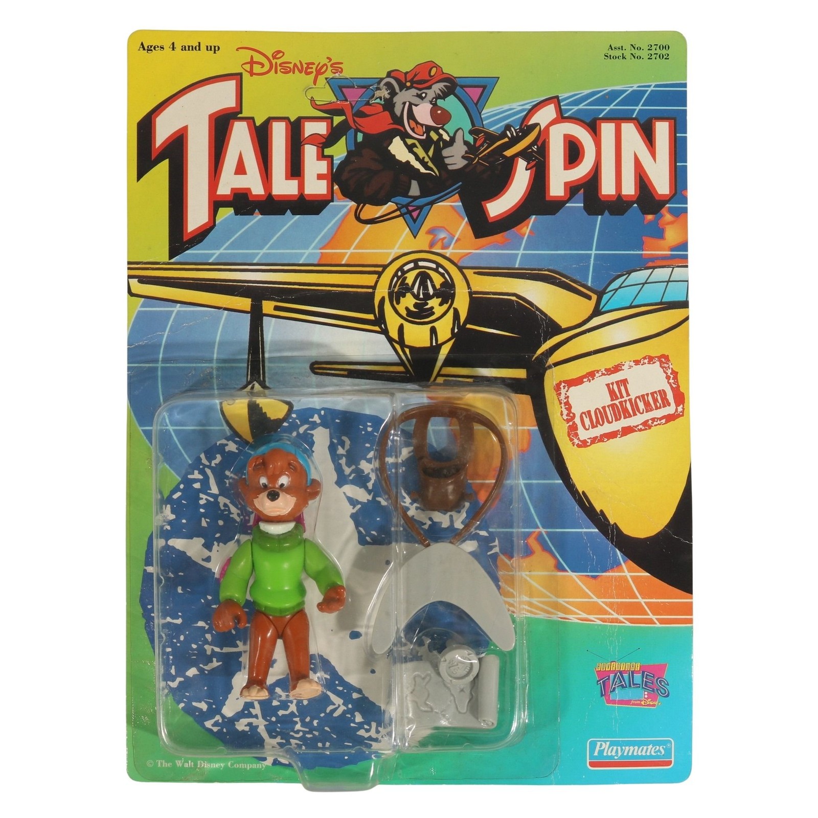 Kit Cloudkicker / Wokenflitzer - Tale Spin / Käpt'n Balu - Playmates - MOC