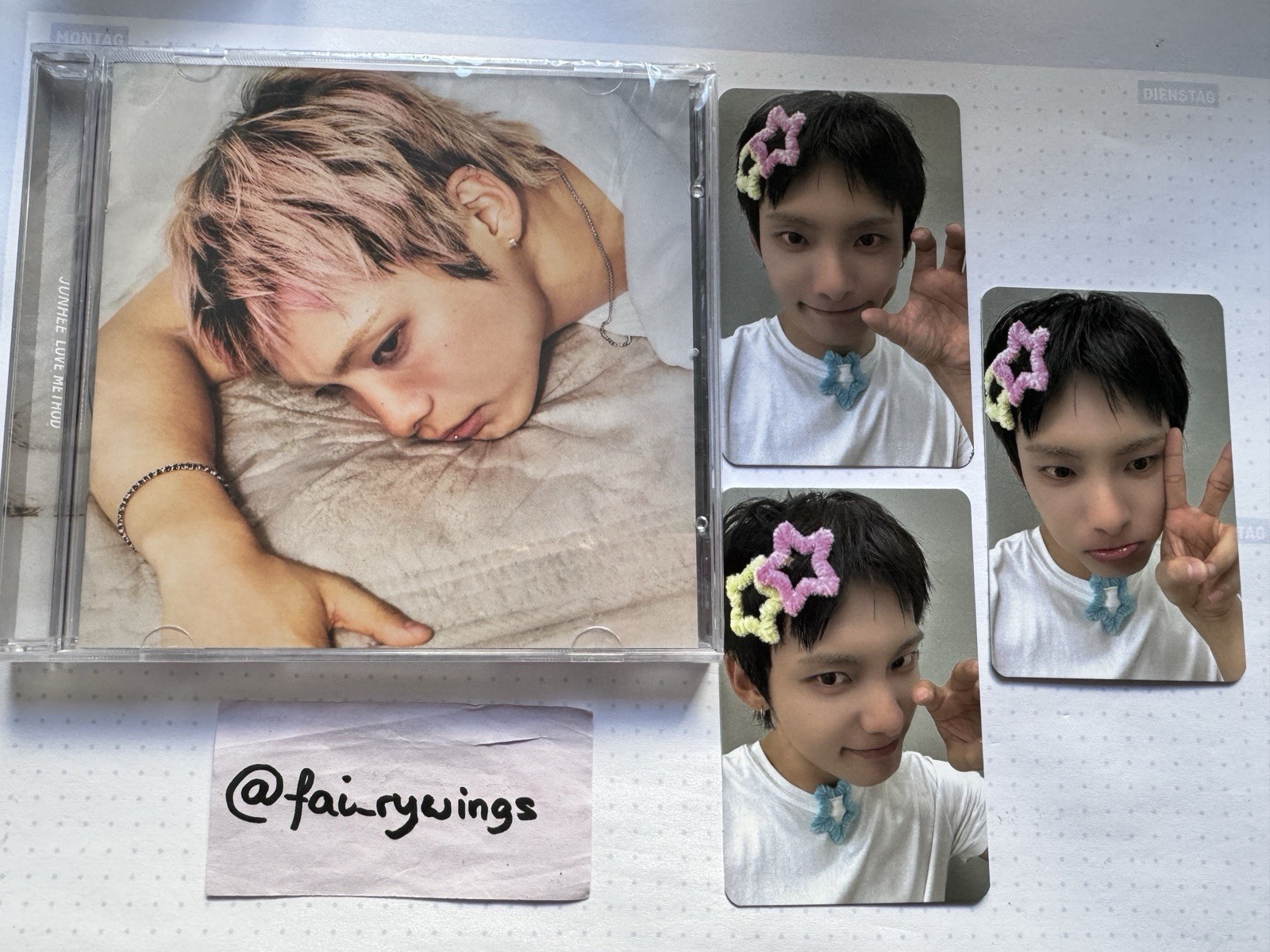 A.C.E Junhee Love Method solo album sealed + 1xpob of choice or random