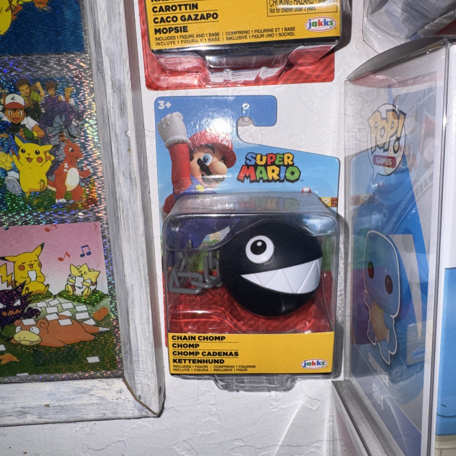 NEW Jakks Pacific World of Nintendo Super Mario 2.5" CHAIN CHOMP Mini-Figure