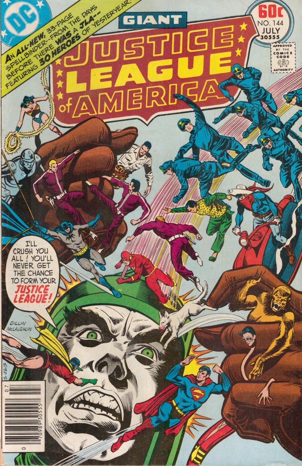 54717: DC COMICS JUSTICE LEAGUE OF AMERICA #144 grado VG