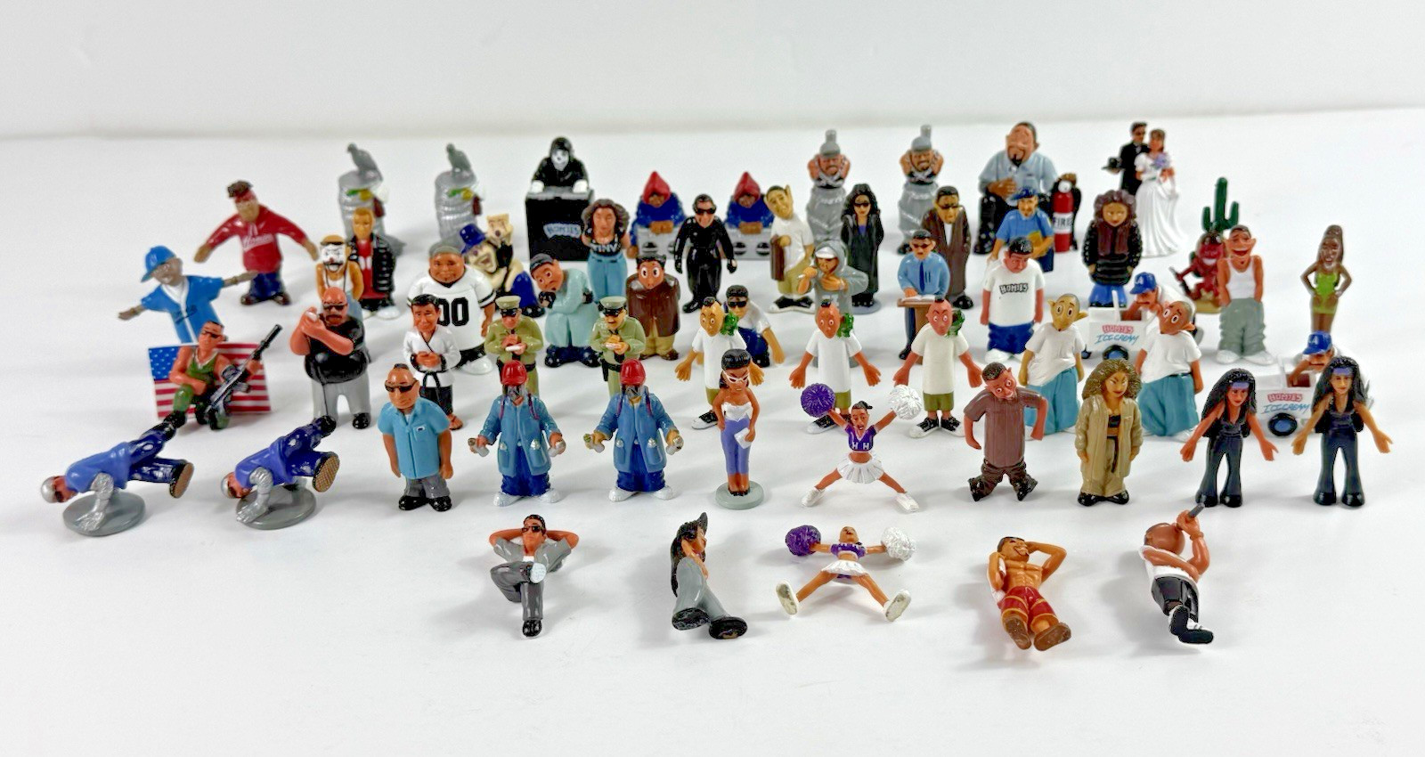 Vintage Little Homies Figures Various Mixed Characters Lil' Homies Lot 59 Total