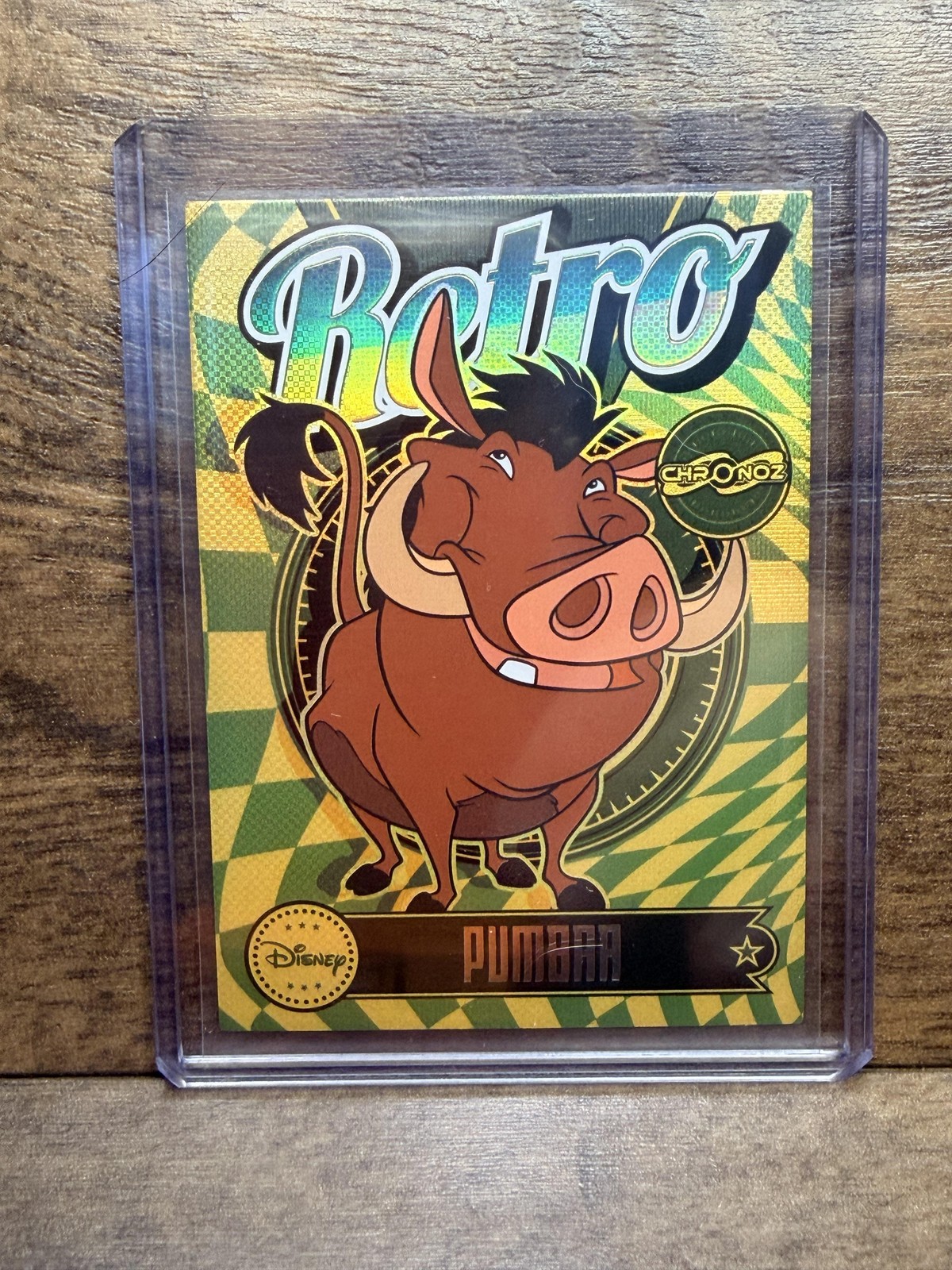 Disney ChronoZ Pumbaa Retro Legacy Trading Card 46/70 Serie Re Leone 2026