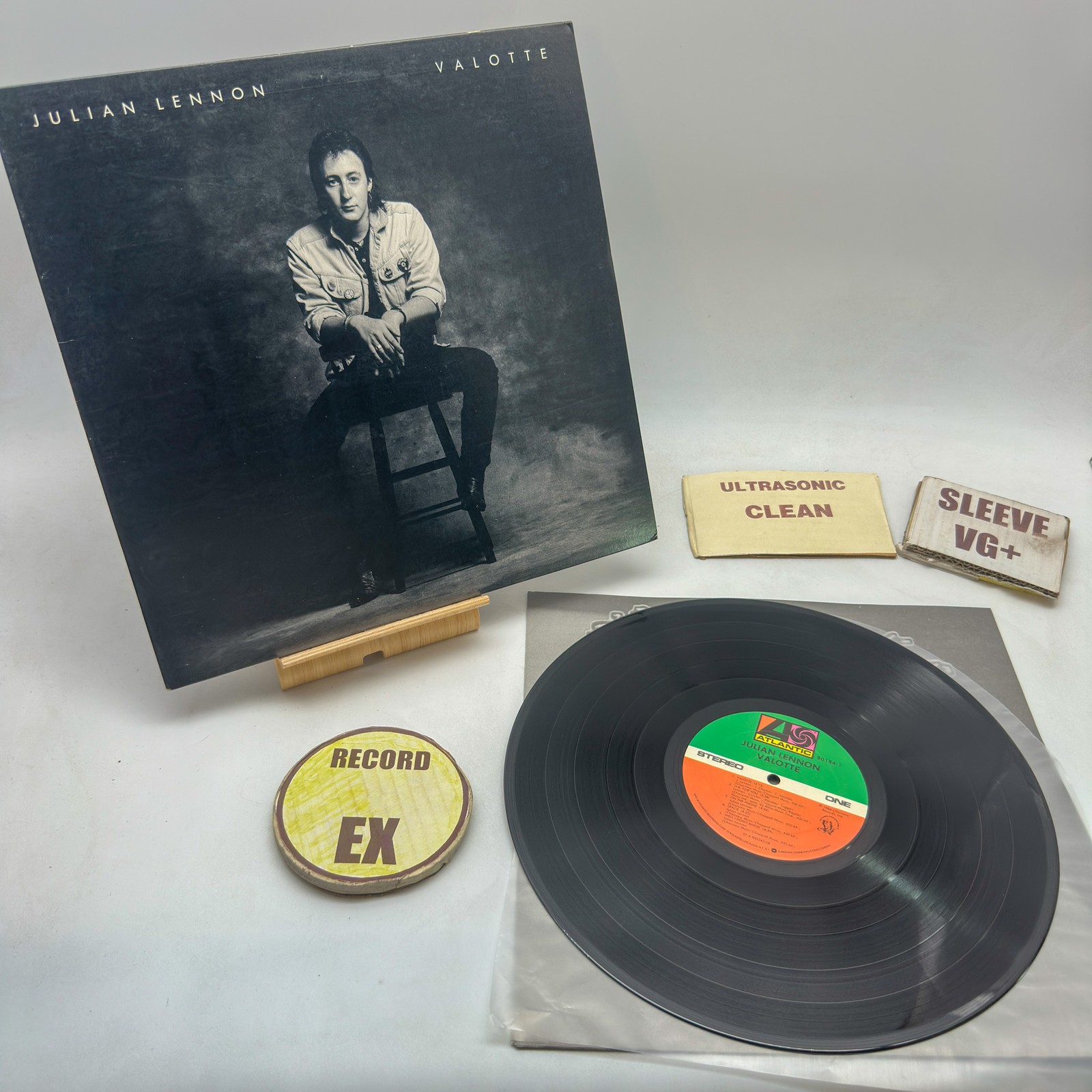 Julian Lennon - Valotte EX/VG+ 1984 Allied Ultrasonic Clean Press Vinyl
